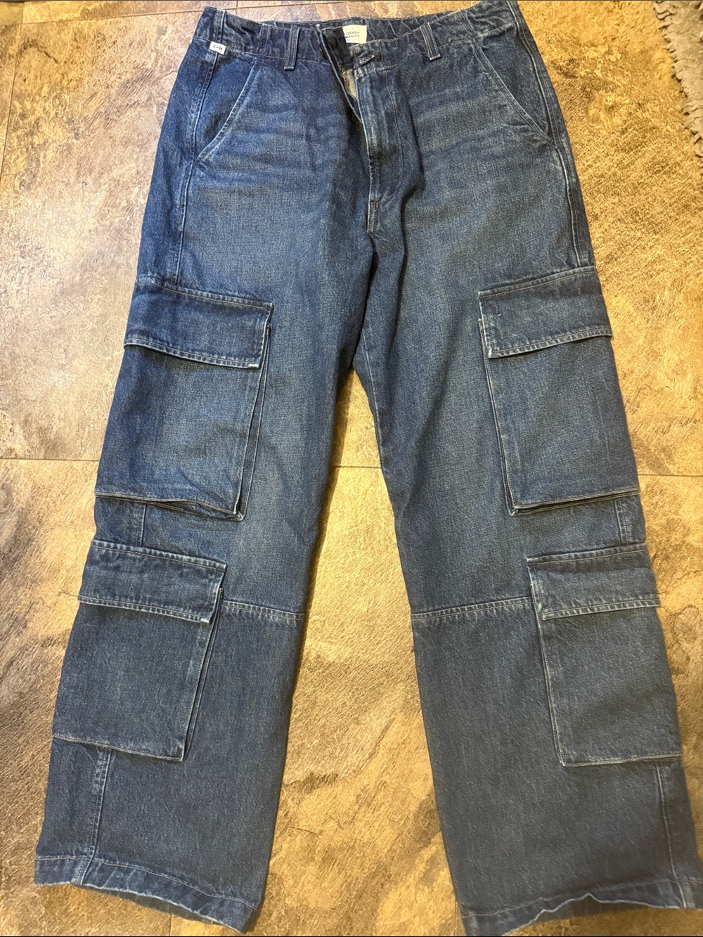 Citizens Of Humanity women’s Indigo Cargo Denim Pants size 30